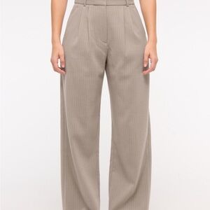 Abercrombie curve love sloane tailored wide leg pant